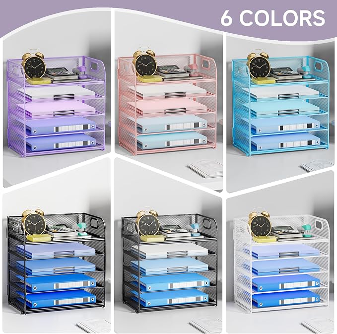 5-Tier Stackable Paper Organizer - Image 6
