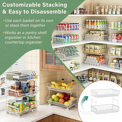 OKZEST Pantry Organizers and Storage Cart - Image 5
