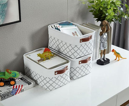 DECOMOMO Small Storage Basket, Closet Storage Bins, Baskets - Image 8