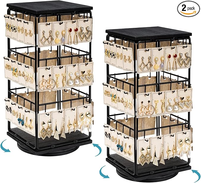 360 Rotating Earring Display Stands by Yoimori