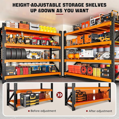 RAVIGIN 3000LBS Storage Shelves, Shelving Units Industrial Shelving - Image 4
