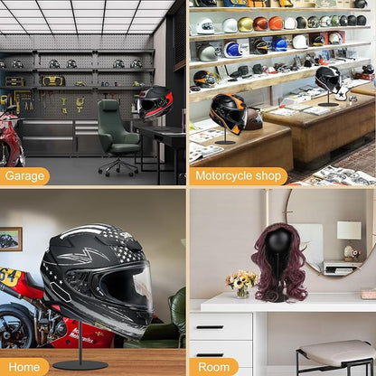 PAHTTO Motorcycle Helmet Stand 2 Packs, Desktop Helmet Display Holder - Image 6