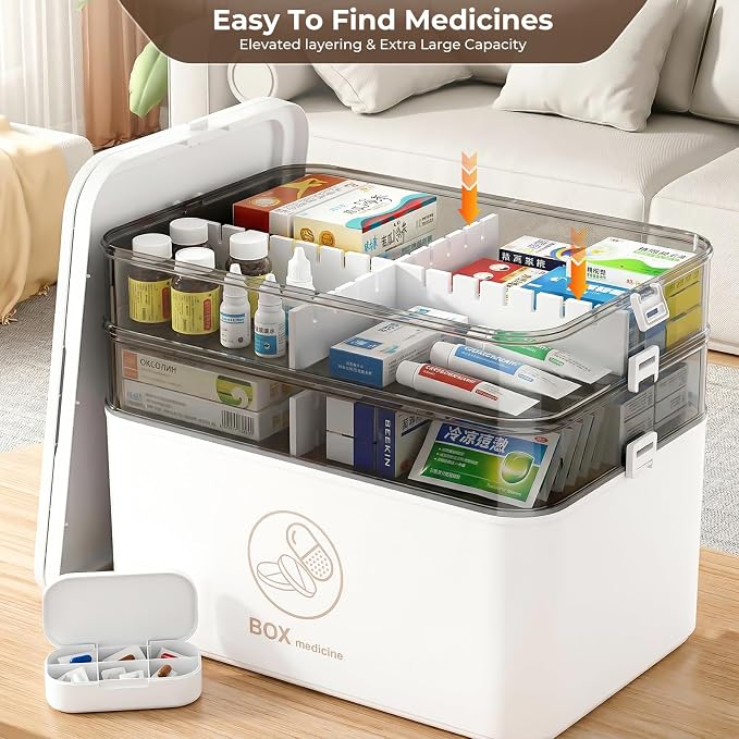 5-Tier Medicine Cabinet Organizer - Image 9