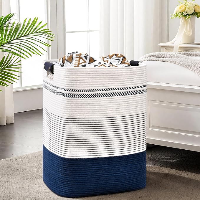 Laundry Hamper, 95L Tall Laundry Basket - Image 7