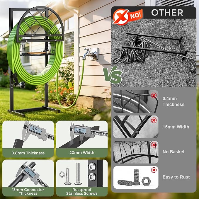 Garden Hose Holder Heavy Duty Water Hose Holder - Image 5