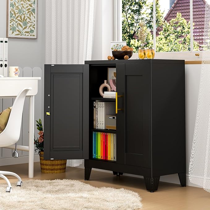 pozdeg Metal Storage Cabinet - Image 3