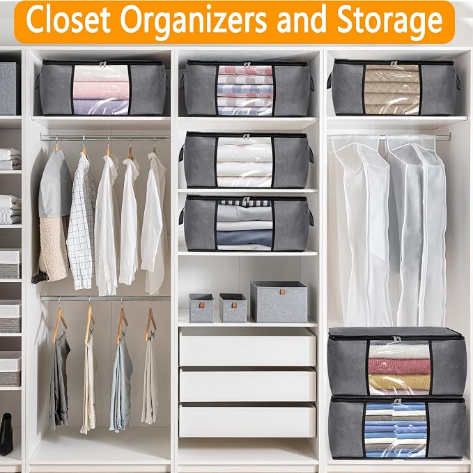 6 Pack Clothes Storage Bags - Image 6