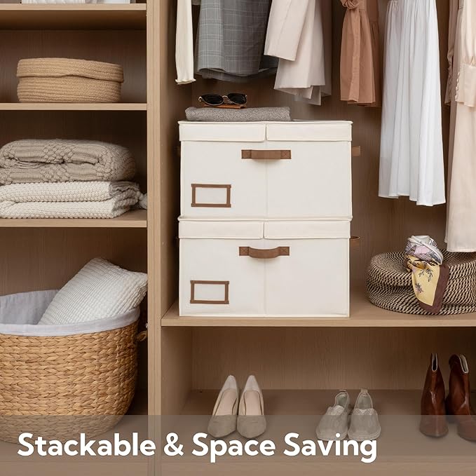 StorageWorks Large Clothes Storage Bins, Fabric Boxes - Image 5