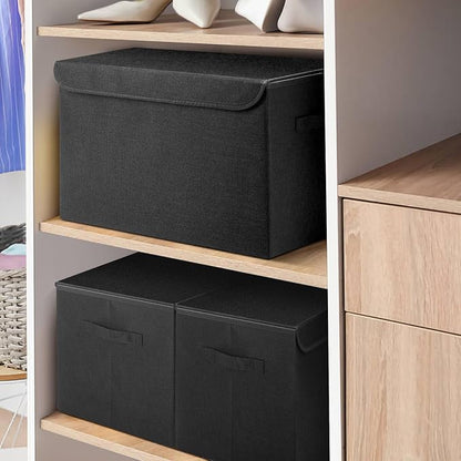 Bagnizer Large 42 Quarts Fabric Storage Bins - Image 7