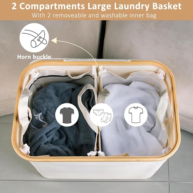 iEGrow 150L Laundry Basket - Image 3