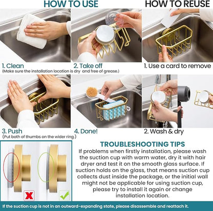 TAILI Sponge Holder for Kitchen Sink - Image 6