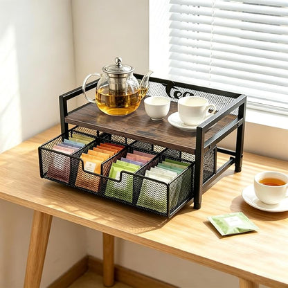 2 Tier Tea Bag Organizer and Storage - Image 6