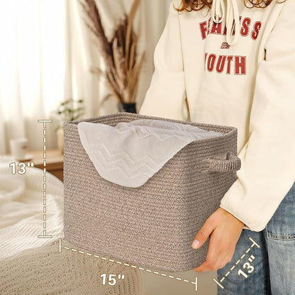 15×13 Inch Storage Cubes, 3 Pack Cube Storage Bins - Image 4
