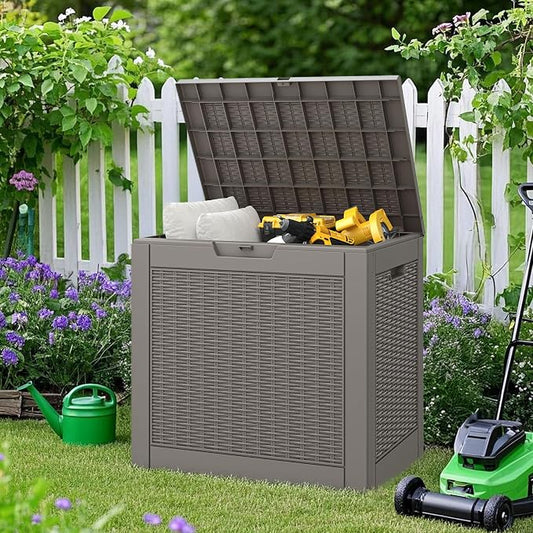 NUNU LAB 31 Gallon Outdoor Storage Box Waterproof, Outside Package Delivery by NUNULAB