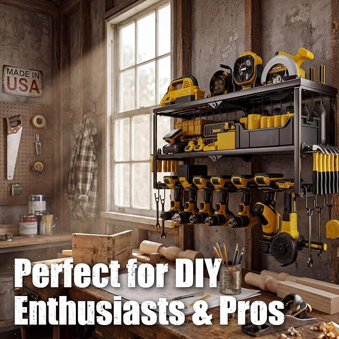 320lbs Power Tool Organizer Wall Mount - Image 6