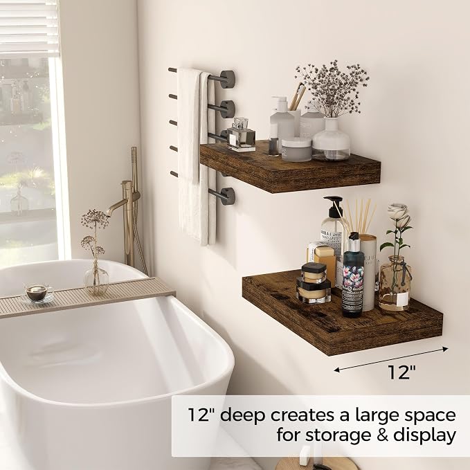 12 Inch Deep Floating Shelves, 16 x 12 Floating Shelf - Image 4