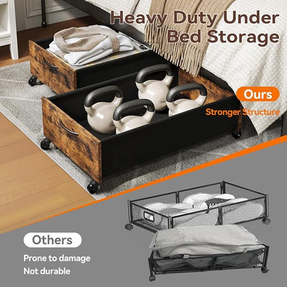 FOUCSSOMEI Under Bed Storage - Image 6