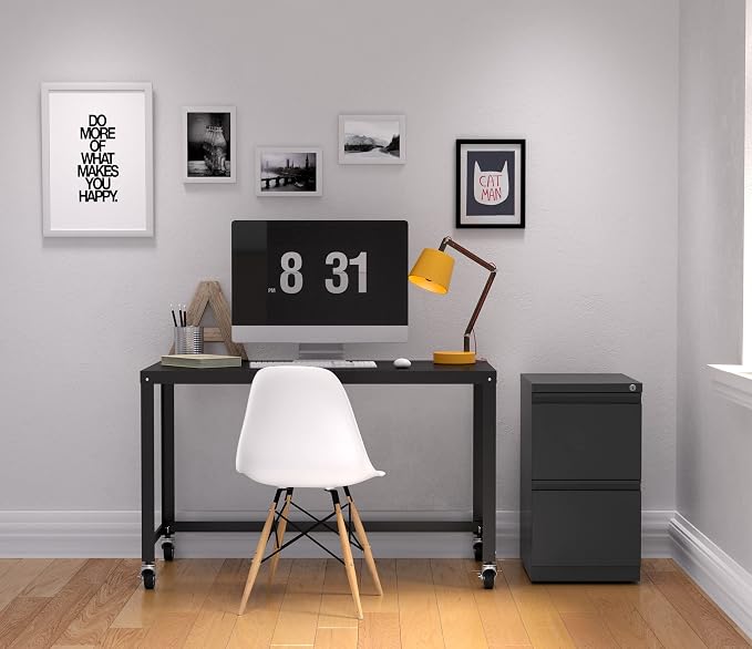 20 Inch Deep Metal Mobile Pedestal File 2 Drawer File-File - Image 2