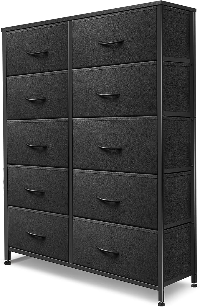 Dresser for Bedroom with 10 Drawers, Chest of Drawers, Storage Drawers by Sonharlar