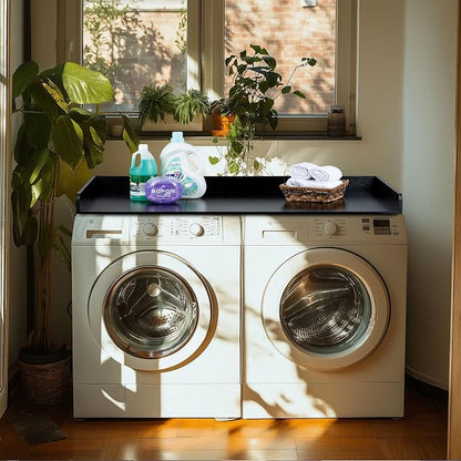 Hanobe Washer Dryer Countertop Topper : Wood Laundry Table Top - Image 6