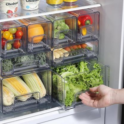 Plastic Clear Fridge Storage Organizer - Image 8