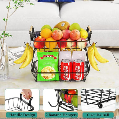 ANTOPY 2 Tier Fruit Basket - Image 4