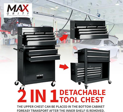 8-Drawer Rolling Tool Chest - Image 3
