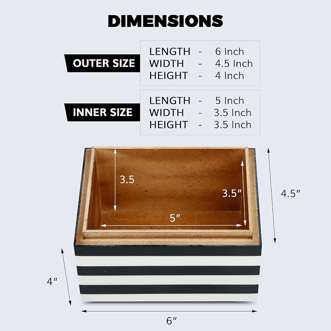 Handicrafts Home Decorative Keepsake Box 6x4.5 – Small Organizer Box - Image 3