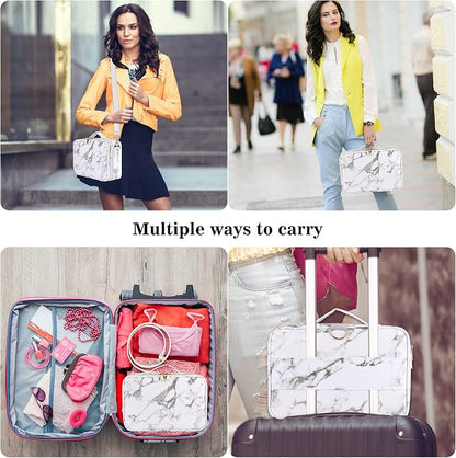JOURMON Travel Makeup Train Case, Large Capacity Cosmetic Bags - Image 5