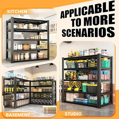72" H Garage Shelving, Heavy Duty Storage Shelves, Garage Storage Shelves - Image 6
