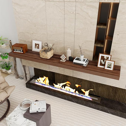 Fun Memories 72 Inch Floating Shelf, 12 Inch Deep Wall Shelf - Image 2