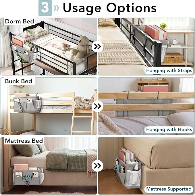 Bedside Caddy Storage Organizer - Image 3