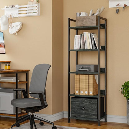 Furologee 5 Tier Bookshelf - Image 6