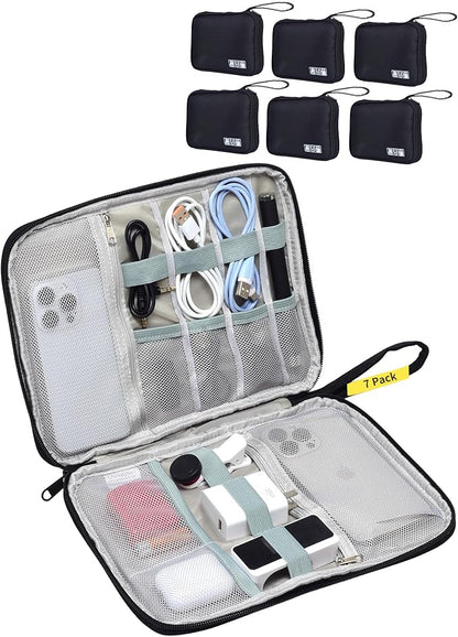 7 Pack Electronics Travel Organizer Case by Unknown