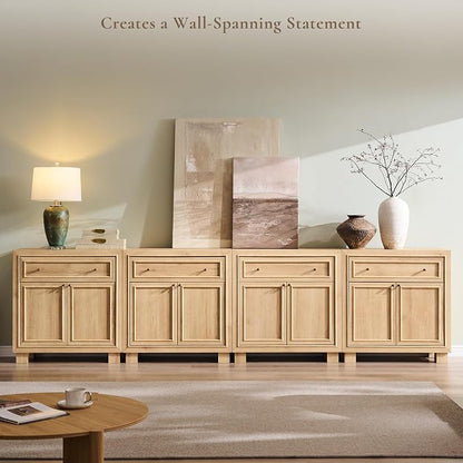 ACCOHOHO Modern Farmhouse Buffet Cabinet, Modular Storage Cabinet - Image 7