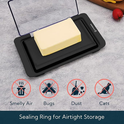KITCHENDAO Airtight Flip-Top Butter Dish - Image 2
