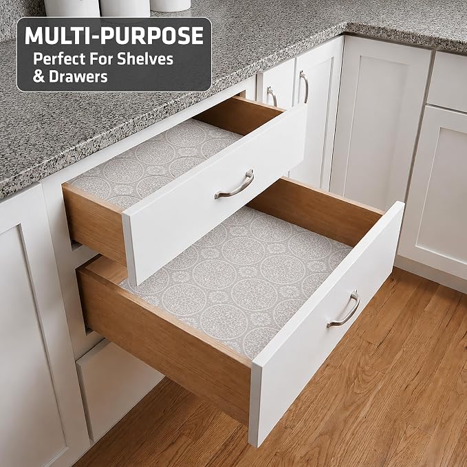 Drymate Premium Luxury Shelf & Drawer Liner, Thick Cushioned Fabric, - Image 7