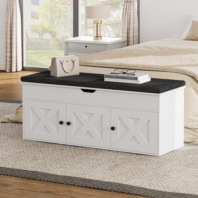 Homleke Shoe Storage Bench - Image 3