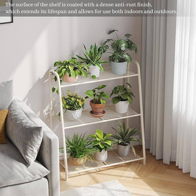 Kitsanery Metal Plant Stand Indoor Outdoor - Image 4