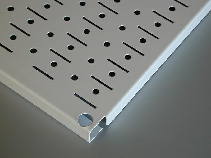 Wall Control Pegboard 32in x 16in Black Metal Pegboard Tool Board Panel - Image 5