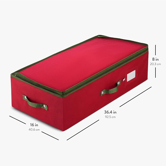 ZOBER Underbed Christmas Ornament Storage Box - Image 6