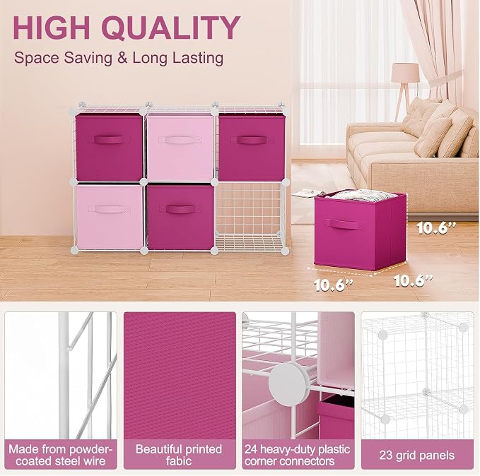 Leinuosen 6 Cube Storage Organizer - Image 2
