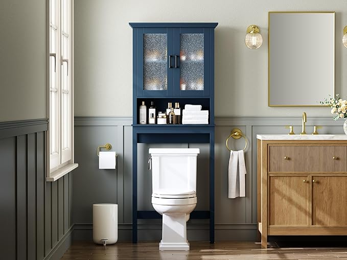 Over The Toilet Storage Cabinet, Over Toilet Storage Bathroom Cabinet - Image 3