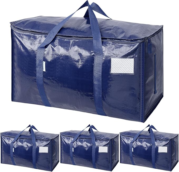 TICONN 4 Pack Extra Large Moving Bags Heavy Duty by TICONN