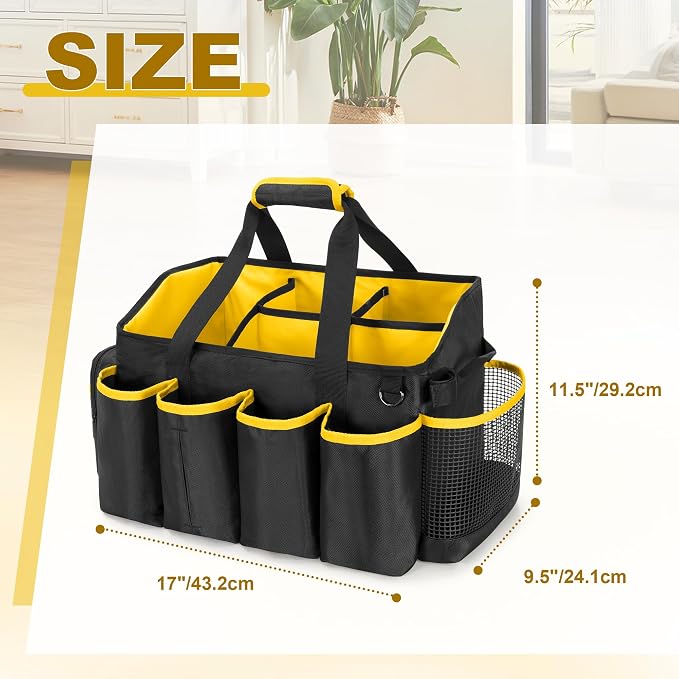 PGmoon Extra-Large Cleaning Caddy Organizer Bag - Image 6