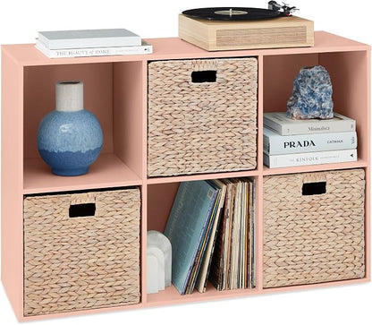 Best Choice Products Kids Bookcase 6-Cube Storage Organizer, 13.5in Shelf by Unknown