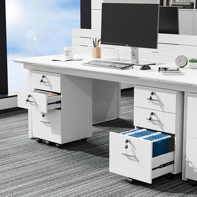 VINGLI 3-Drawer File Cabinet - Image 2