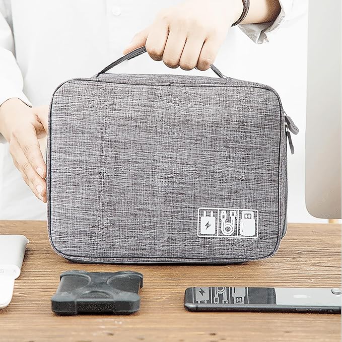 Organizer Case Small Electronic Devices USB Charger Accessories Mouse Phone - Image 5