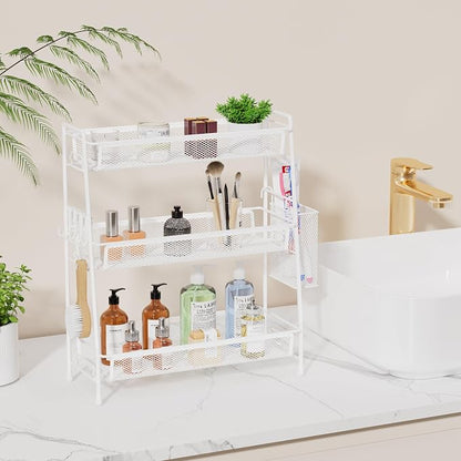 VITVITI 3-Tier Bathroom Organizer Countertop, Metal Wire Mesh Bathroom Counter - Image 2