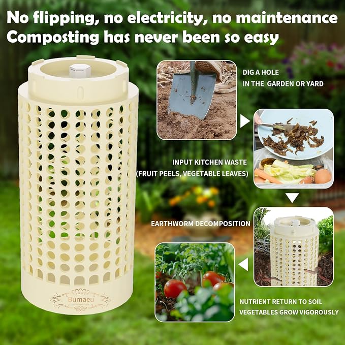 Underground Worm Farm, Garden Mini vermicomposting bin - Image 3
